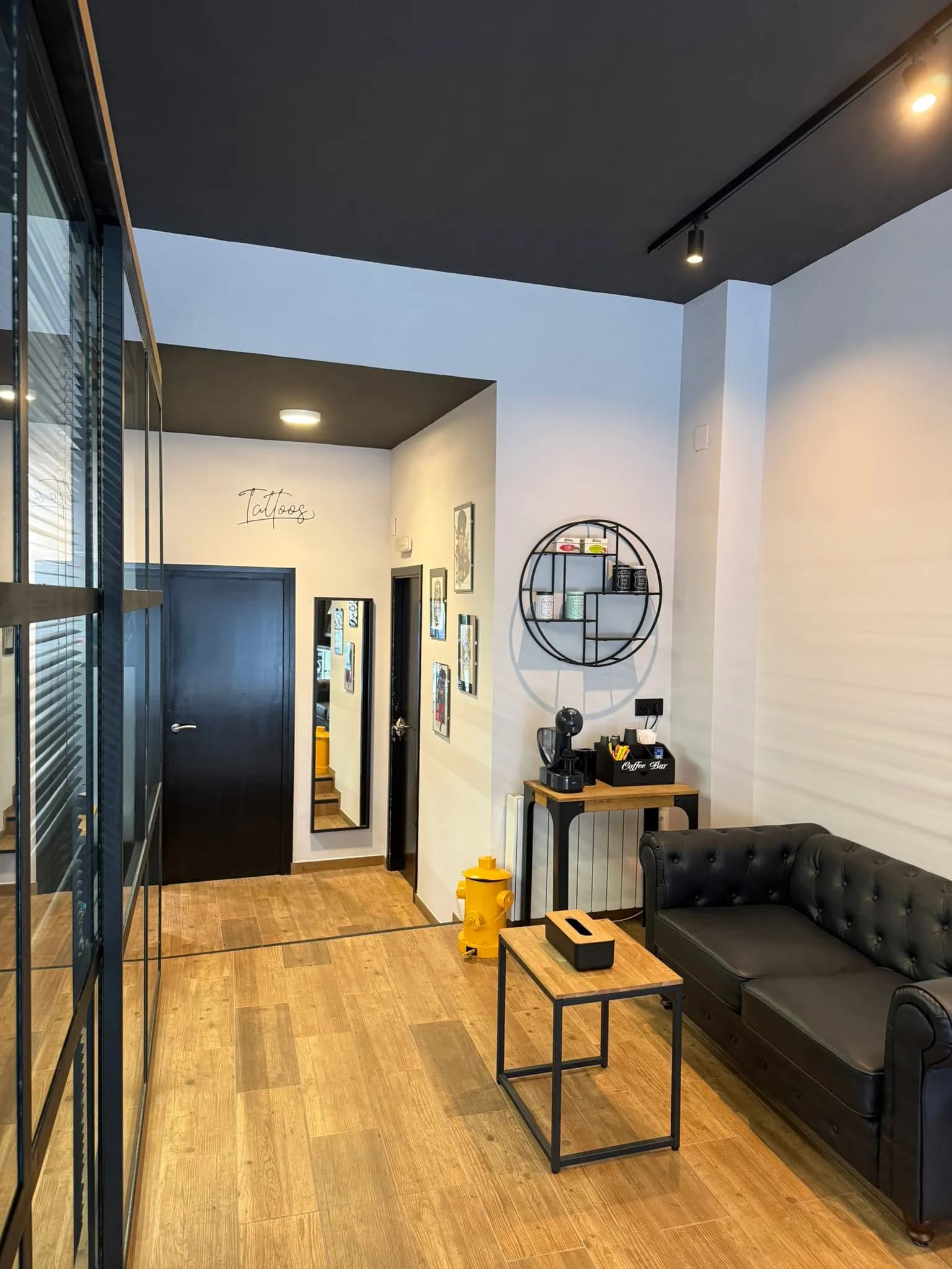 Sillón de cliente para tatuajes